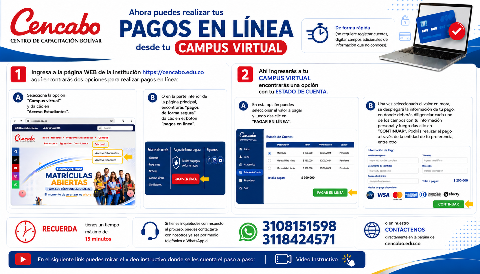 Guía de pagos en línea